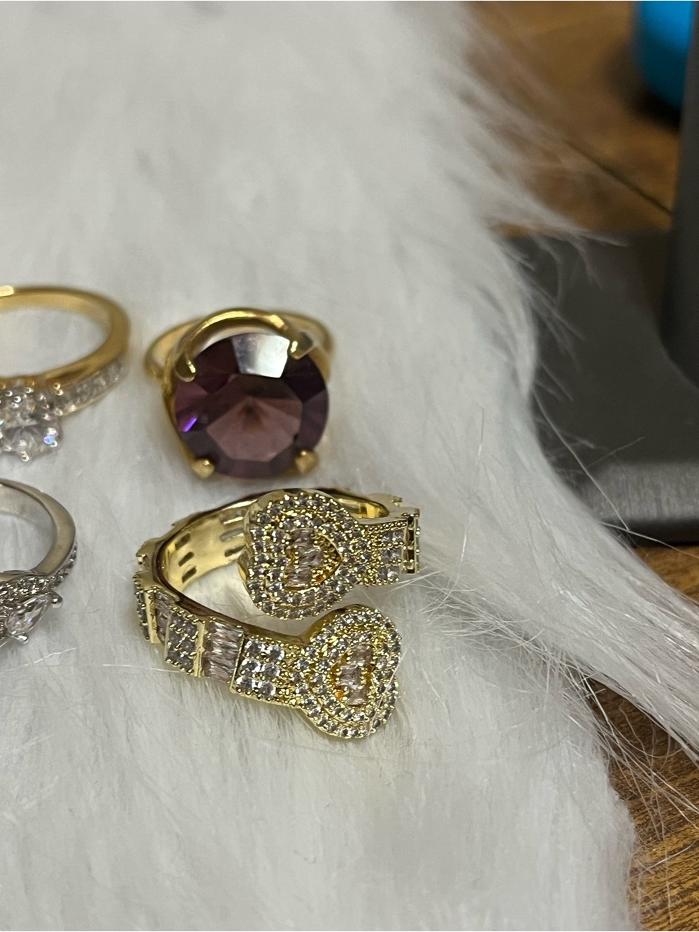 17 Sparkling Rings Lot - Picture 7 of 14